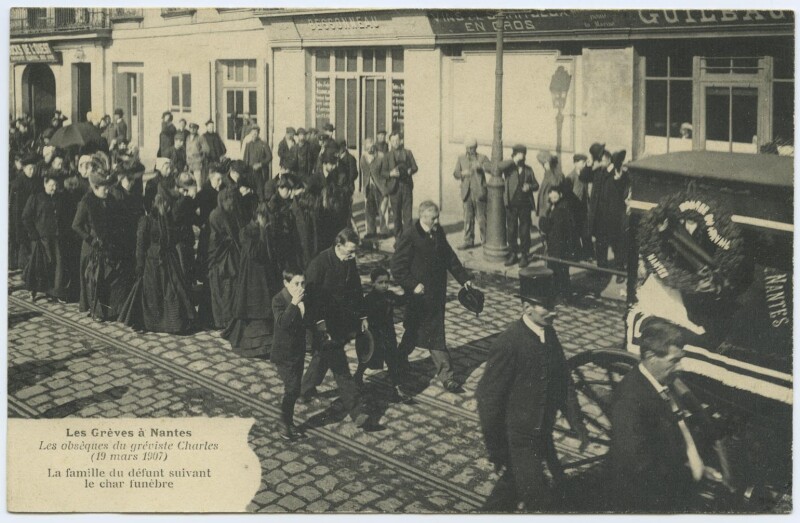 Les obsèques de Victor Charles (CHT, coll. Christian Zimmer)