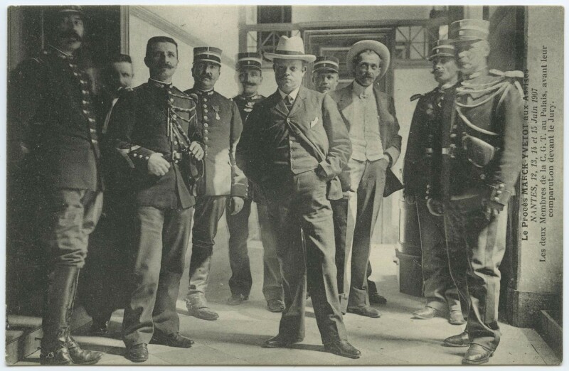 Yvetot et Marck au tribunal de Nantes (CHT, coll. Christian Zimmer)
