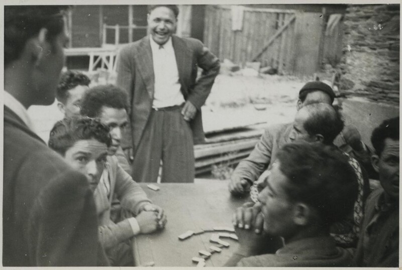 Le foyer pour travailleurs immigrés, quai Ernest-Renaud, Nantes, années 1950 (CHT, Fonds Paul Bouyer)